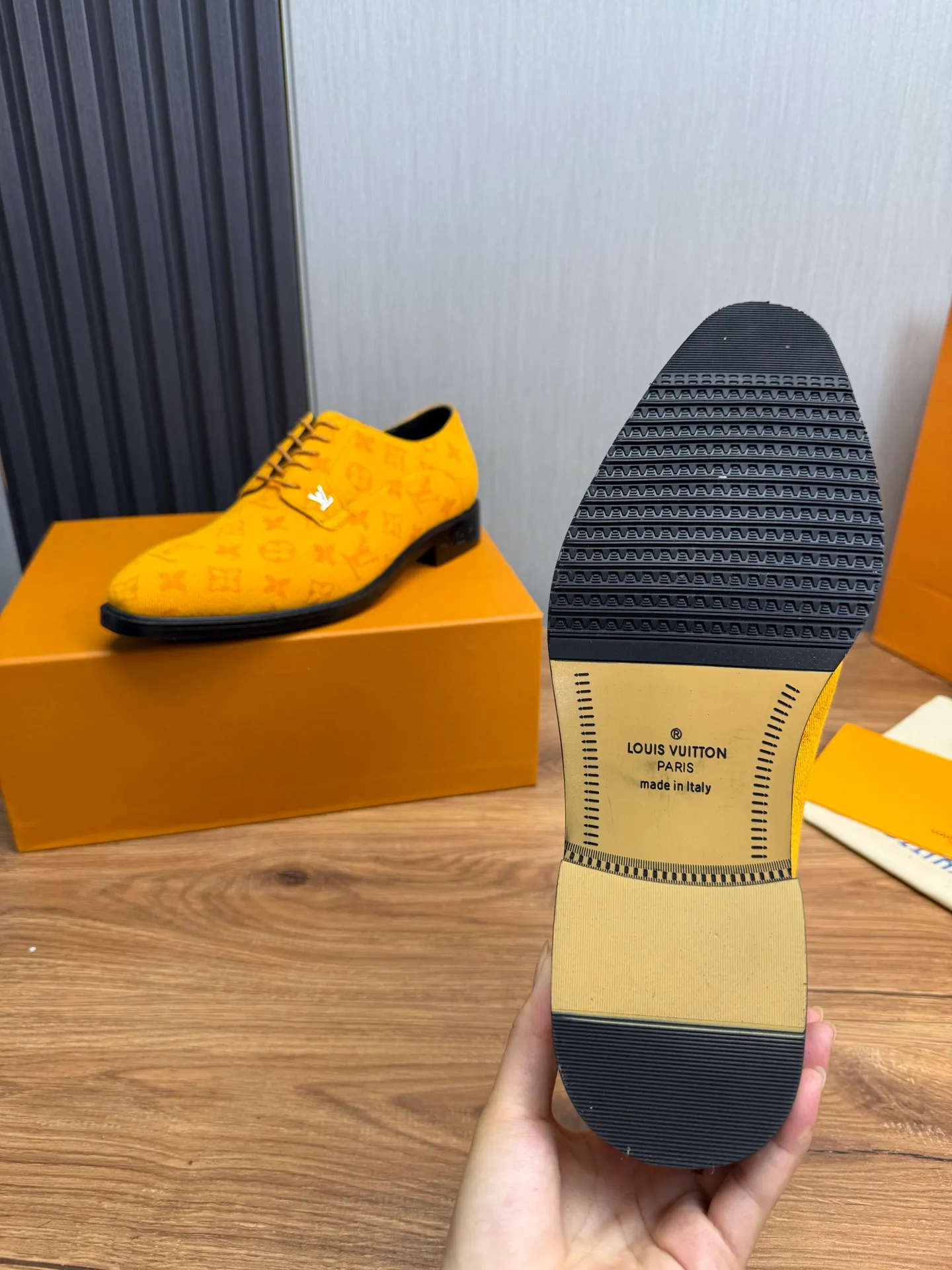 Factory 720💰 LV. Men's business casual leather shoes, all made of imported original brand leather, just to create a more comfortable wearing experience, original non-slip and wear-resistant outsole ✔️16-45 (38.45 non-refundable)